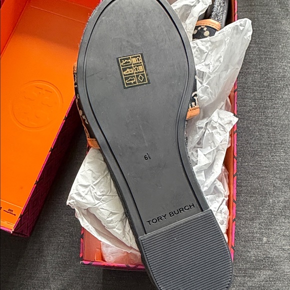 Tory Burch Inverse Navy Espadrille Slide - Picture 3 of 3